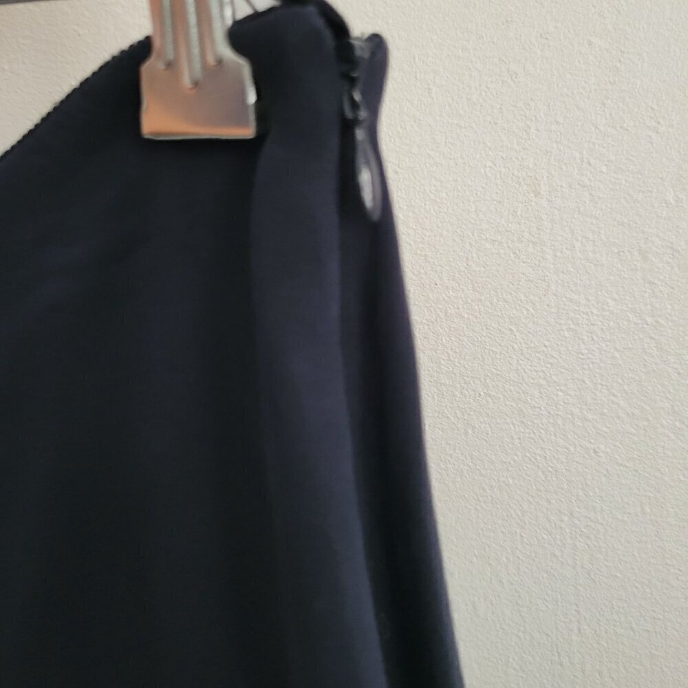 Talbots 100% Silk Dress Pants Navy Women Size 12 - Picture 10 of 11